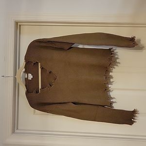 Distressed sweater